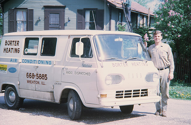 Borter Heating Back in the Day with Old Van